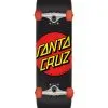 Santa Cruz Classic Dot 7.25" Compleet Skateboard Black Red -Skateboards Winkel 001077264
