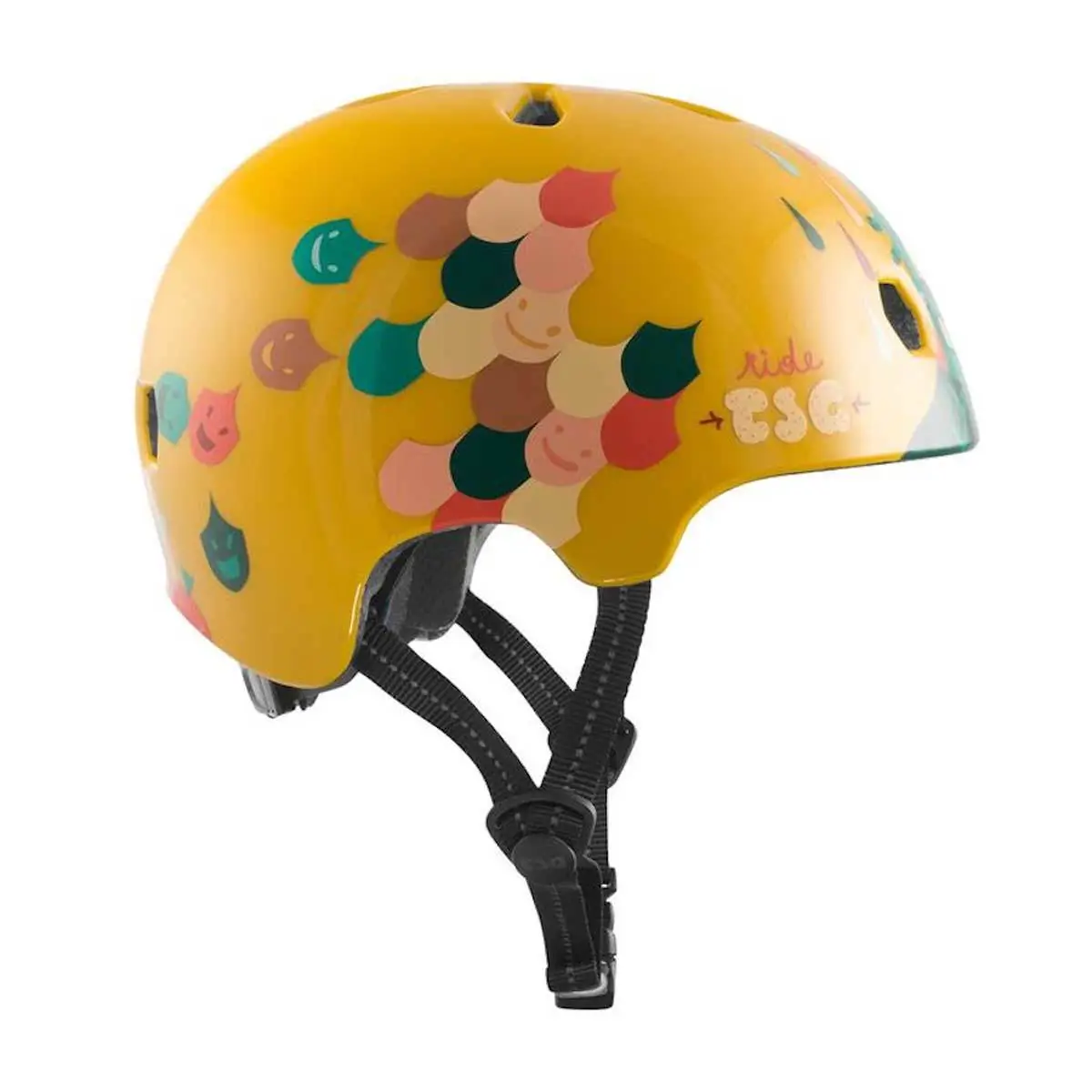 TSG Meta Kinder Skateboard Helm Happy Leaves 4 TSG Meta Kinder Skateboard Helm Happy Leaves - Afbeelding 2