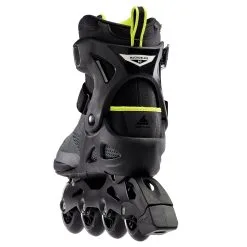 Rollerblade Macroblade Inline Skates 80 Mm Black / Lime -Skateboards Winkel 071006001a1 macroblade 80 photo rear view