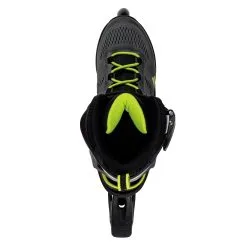 Rollerblade Macroblade Inline Skates 80 Mm Black / Lime -Skateboards Winkel 071006001a1 macroblade 80 photo top view