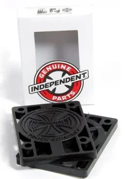 Independent Riser Pads 1/4" Zwart -Skateboards Winkel 1 4 riser 19702700000000001o8284pqqudmwr
