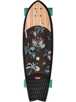Globe Sun City Longboard Cruiser 30" Olivewood / Neon Jungle -Skateboards Winkel 10525031 olvwnejngl top 1024x1024 2x