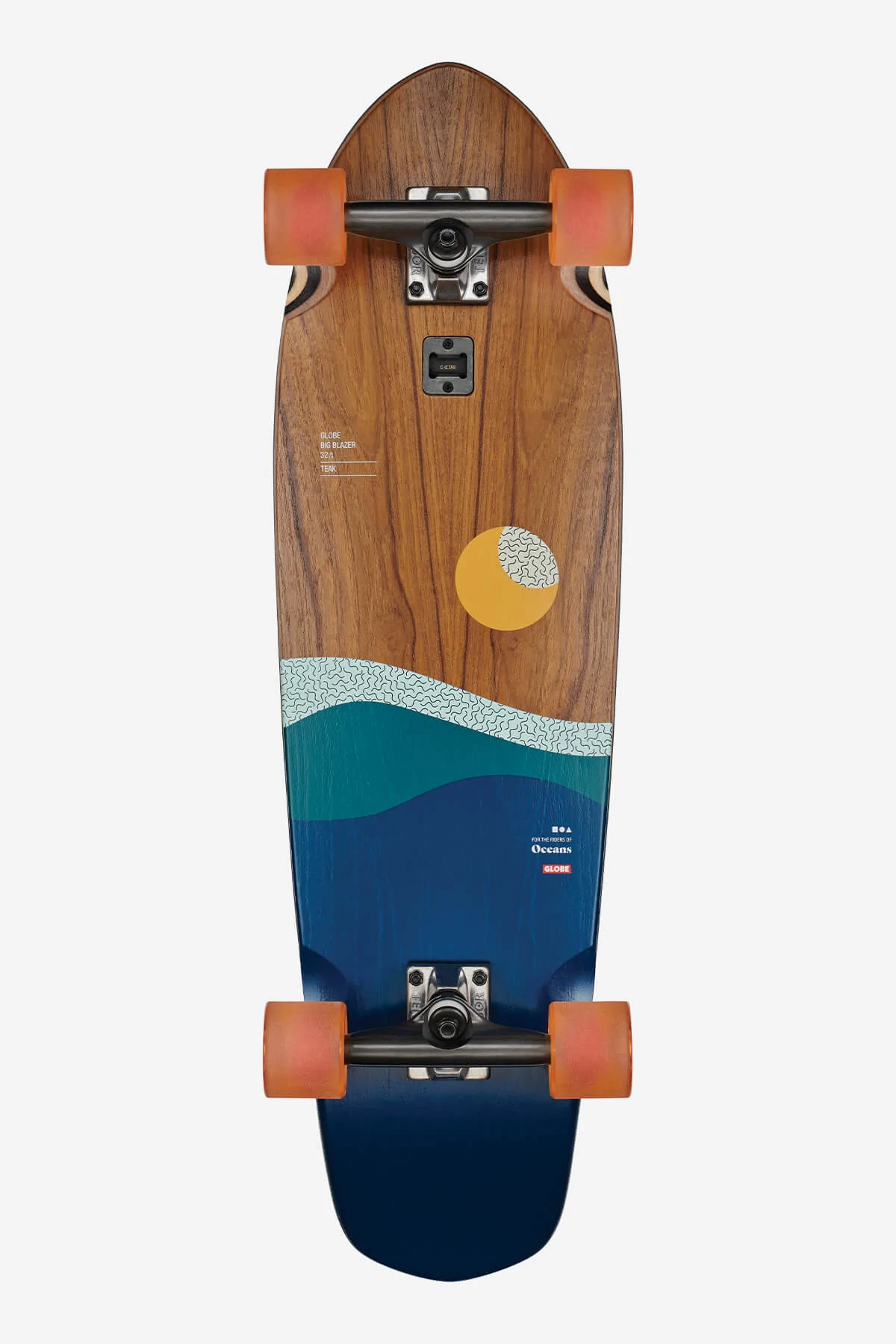 Globe Big Blazer Longboard Cruiser 32" Teak / Oceans 3 Globe Big Blazer Longboard Cruiser 32" Teak / Oceans