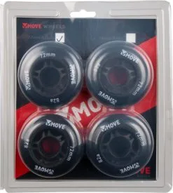 Move Inline Skate Wheels 72 Mm (4 Stuks)