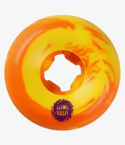 Santa Cruz 56mm Greetings Speed Balls 99A Skateboardwielen Yellow Orange -Skateboards Winkel 142915 1 santacruz brainsspeedballsslimeballs