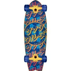 Santa Cruz Blossom Dot Shark Cruiser Skateboard 8.8