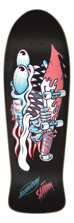 Santa Cruz Meek Slasher Decoder 10.1" Oldschool Skateboard Deck