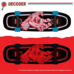 Santa Cruz Decoder Hand 38" Drop Thru Cruiser -Skateboards Winkel 56423 1800x