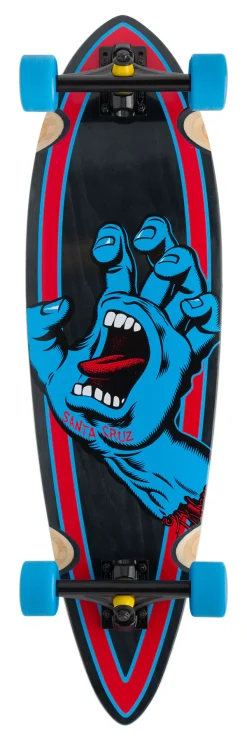 Santa Cruz Santa-Cruz Screaming Hand Pintail Black Blue Red 33"