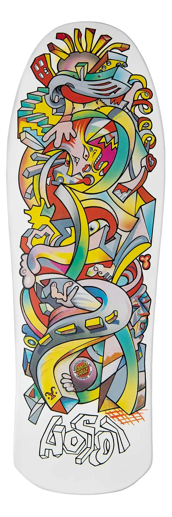 Santa Cruz Hosoi Picasso Reissue 10.25" Skateboard Deck 3 Santa Cruz Hosoi Picasso Reissue 10.25" Skateboard Deck