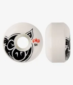 Pig Head Natural Skateboardwielen 54 Mm