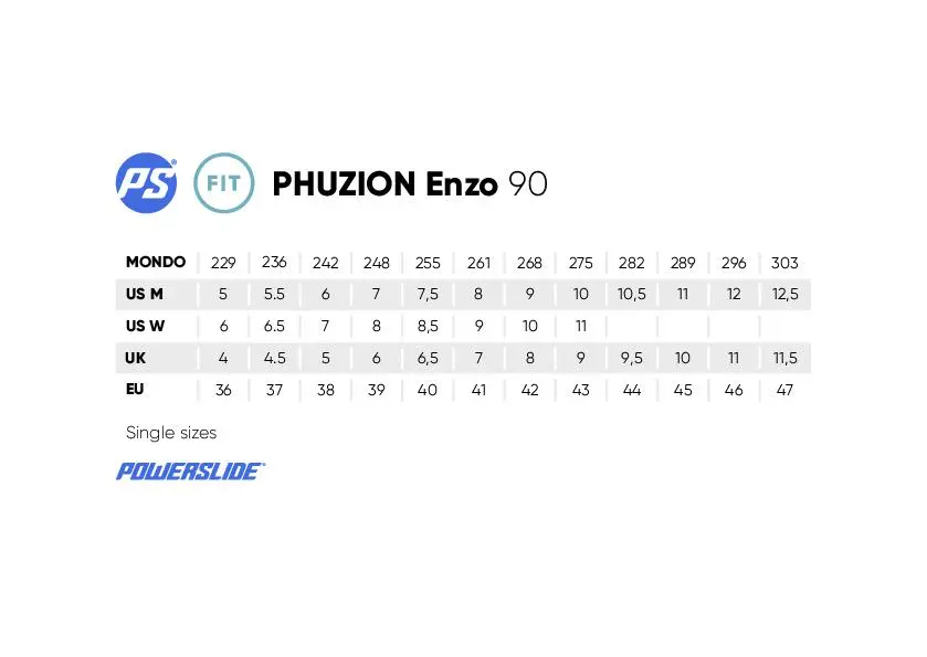 Powerslide Phuzion Enzo Inline Skates 90 Mm Black White 8 Powerslide Phuzion Enzo Inline Skates 90 Mm Black White - Afbeelding 6