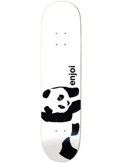 Enjoi Whitey Panda Logo Wide R7 Skateboard Deck 8.25"