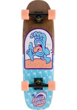 Santa Cruz Beach Bum Hand Cruiser Skateboard 8.4