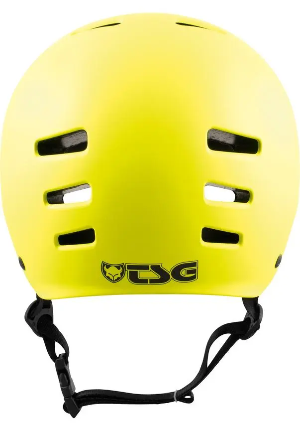 TSG Evolution Solid Colors Skateboard Helm Satin Acid Yellow 6 TSG Evolution Solid Colors Skateboard Helm Satin Acid Yellow - Afbeelding 4