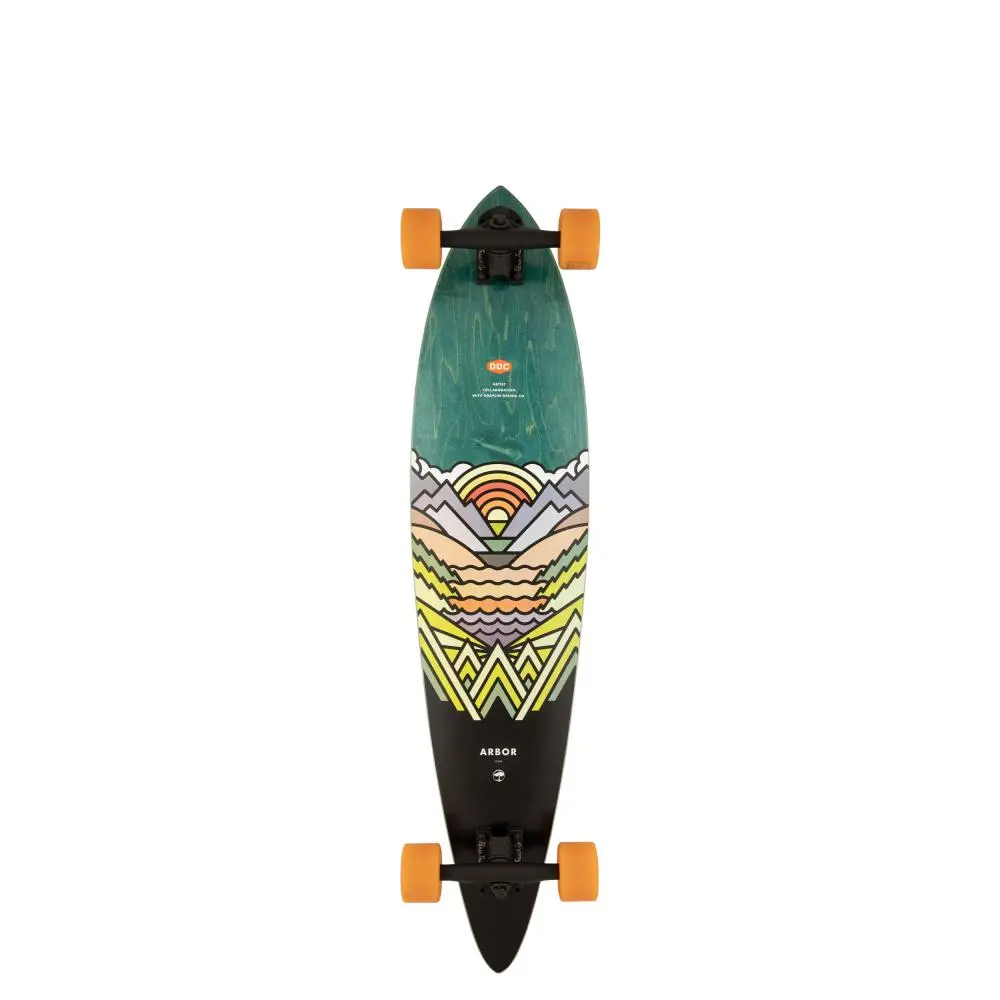 Arbor Artist Fish 37” Pintail Longboard 5 Arbor Artist Fish 37” Pintail Longboard - Afbeelding 3