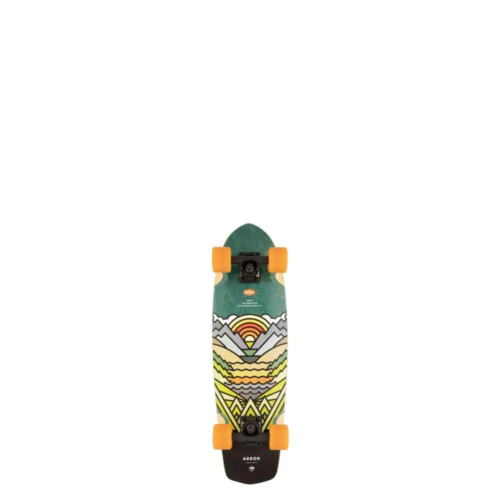 Arbor Artist Pocket Rocket 27” Cruiser Skateboard 5 Arbor Artist Pocket Rocket 27” Cruiser Skateboard - Afbeelding 3