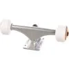 Bullet Trucks 140 + OJ Logo 53 Mm + Lagers (complete Set) -Skateboards Winkel bullet achsen 145mm 53mm oj logo 1t 2w 4b assembly silver trucks bullet silver vorderansicht 0122305