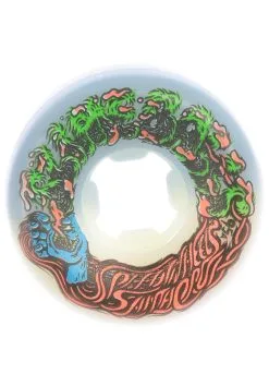 Santa Cruz Wheels Slime Balls Hairballs 50-50 White Orange 95A