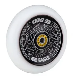 Eagle Supply Standard Hollowtech Stuntstep Wiel Met Lagers 115mm Black / White