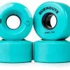 Goldcoast Burnouts 57 Mm Cruiser Wielen 90A Teal -Skateboards Winkel goldcoast burnout