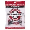 Independent Philips Hardware 1" Skateboard Schroefjes Black-red -Skateboards Winkel independent cross bolts red phillips wood be hero skateshop