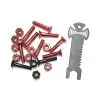 Independent Philips Hardware 1" Met Tool Skateboard Schroefjes Red