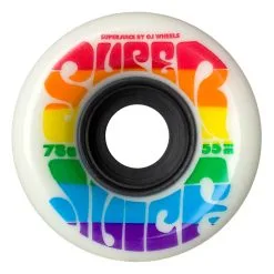 OJ Wheels 55mm Mini Super Juice 78a Skateboardwielen Rainbow