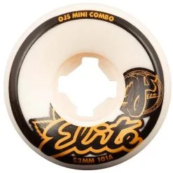 OJ Wheels 56mm Elite Hardline Wide 99A Skateboardwielen White