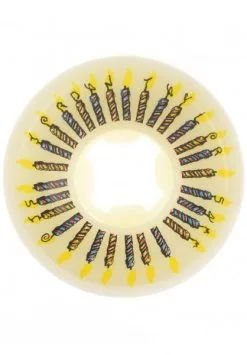 OJ Wheels 54mm Jordan Taylor Orginal 99A Skateboardwielen White -Skateboards Winkel oj wheels rollen 54mm jordan taylor original hardline 99a white vorderansicht 0135180 600x600