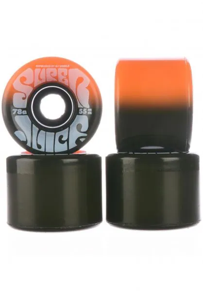 OJ Wheels 55mm Mini Super Juice 78a Skateboardwielen Orange-black 3 OJ Wheels 55mm Mini Super Juice 78a Skateboardwielen Orange-black