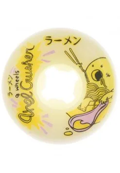 OJ Wheels 56mm Axel Crusher Ramen Orginal Mini Combo 99A Skateboardwielen White -Skateboards Winkel oj wheels rollen 56mm axel crusher ramen original mini combo 99a white vorderansicht 0135178 600x600