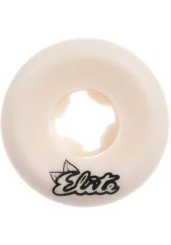 OJ Wheels 55mm Elite Hardline Wide 99A Skateboardwielen White -Skateboards Winkel oj wheels rollen elite hardline wide 99a white closeup2 0134679