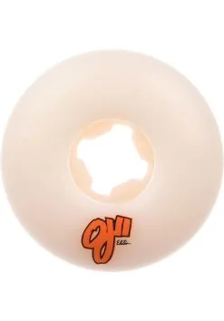 OJ Wheels 52mm Elites EZ Edge 101a Skateboardwielen White -Skateboards Winkel oj wheels rollen elites ez edge 101a white closeup2 0133879 1