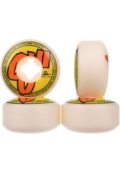 OJ Wheels 52mm Elites EZ Edge 101a Skateboardwielen White -Skateboards Winkel oj wheels rollen elites ez edge 101a white rueckenansicht 0133879 1