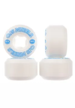 OJ Wheels 52mm From Concentrate 2 Hardline 101a Skateboardwielen -Skateboards Winkel oj wheels rollen from concentrate 2 hardline 101a white blue rueckenansicht 0135083