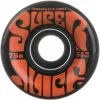 OJ Wheels 55mm Mini Super Juice 78a Skateboardwielen Black -Skateboards Winkel oj wheels rollen mini super juice 78a black vorderansicht 0134410