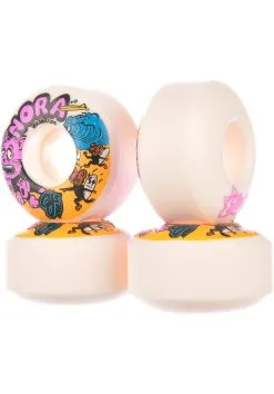 OJ Wheels 54mm Nora Vasconcellos Surfs Up 2 Elites EZ Edge 101a Skateboardwielen White -Skateboards Winkel oj wheels rollen nora vasconcellos surfs up 2 elite ez edge 101a white seitenansicht 0135206