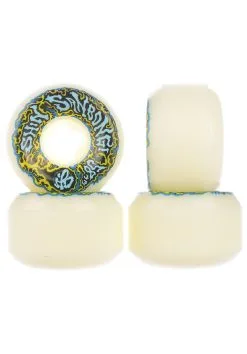 OJ Wheels 58mm Shin Sangbongi Original Mini Combo 99A Skateboardwielen White -Skateboards Winkel oj wheels rollen shin sangbongi original mini combo 99a white rueckenansicht 0135205