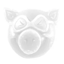 Pig Head Skateboard Wax White