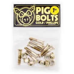Pig Gold Phillips Hardware 1" Skateboard Schroefjes