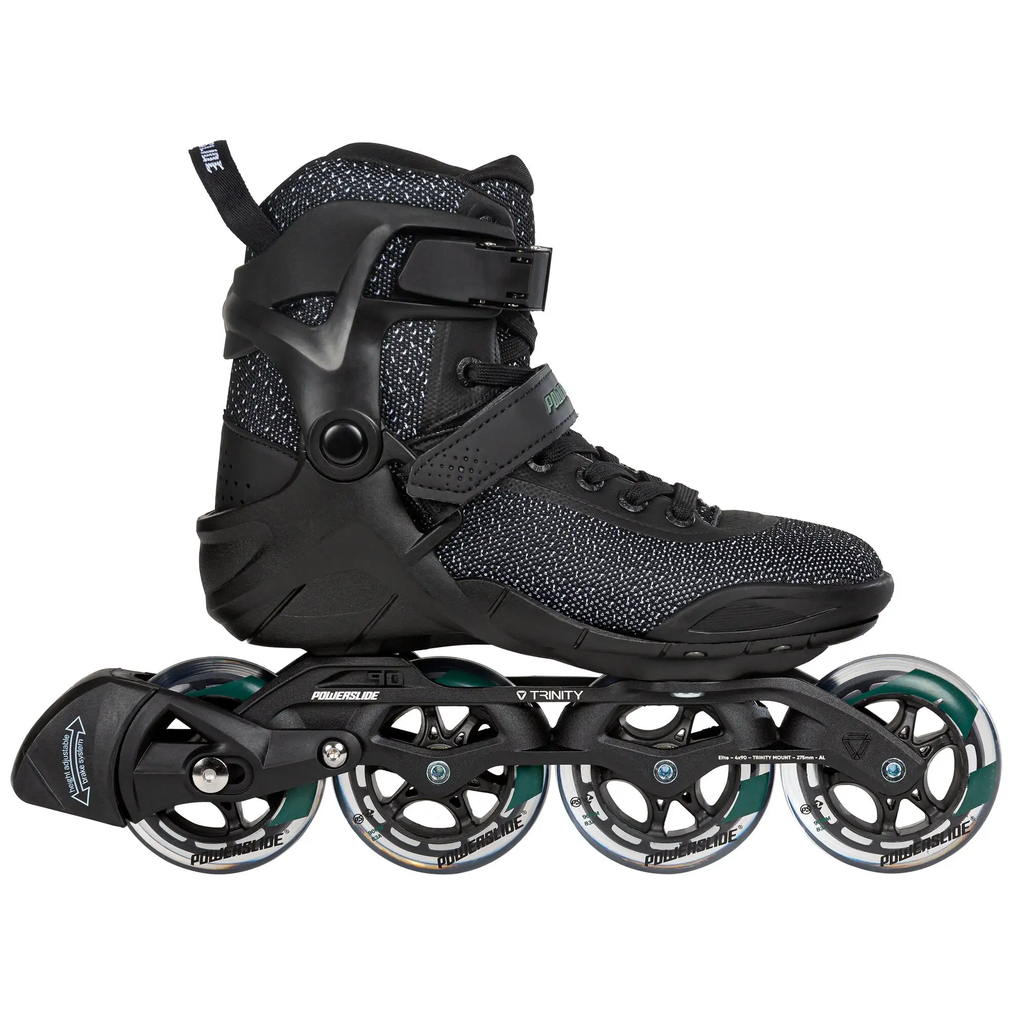 Powerslide Phuzion Enzo Inline Skates 90 Mm Black White 3 Powerslide Phuzion Enzo Inline Skates 90 Mm Black White