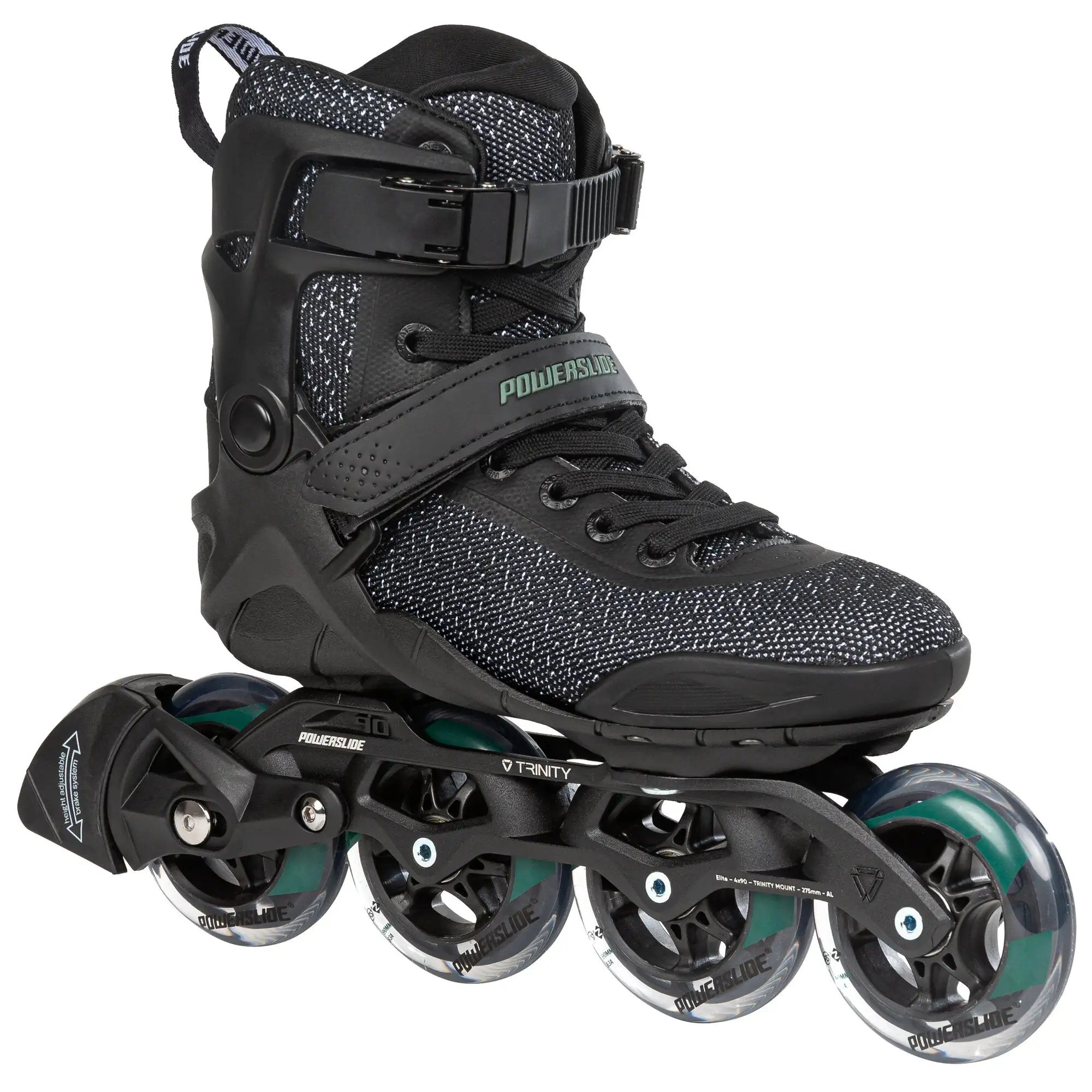 Powerslide Phuzion Enzo Inline Skates 90 Mm Black White 4 Powerslide Phuzion Enzo Inline Skates 90 Mm Black White - Afbeelding 2