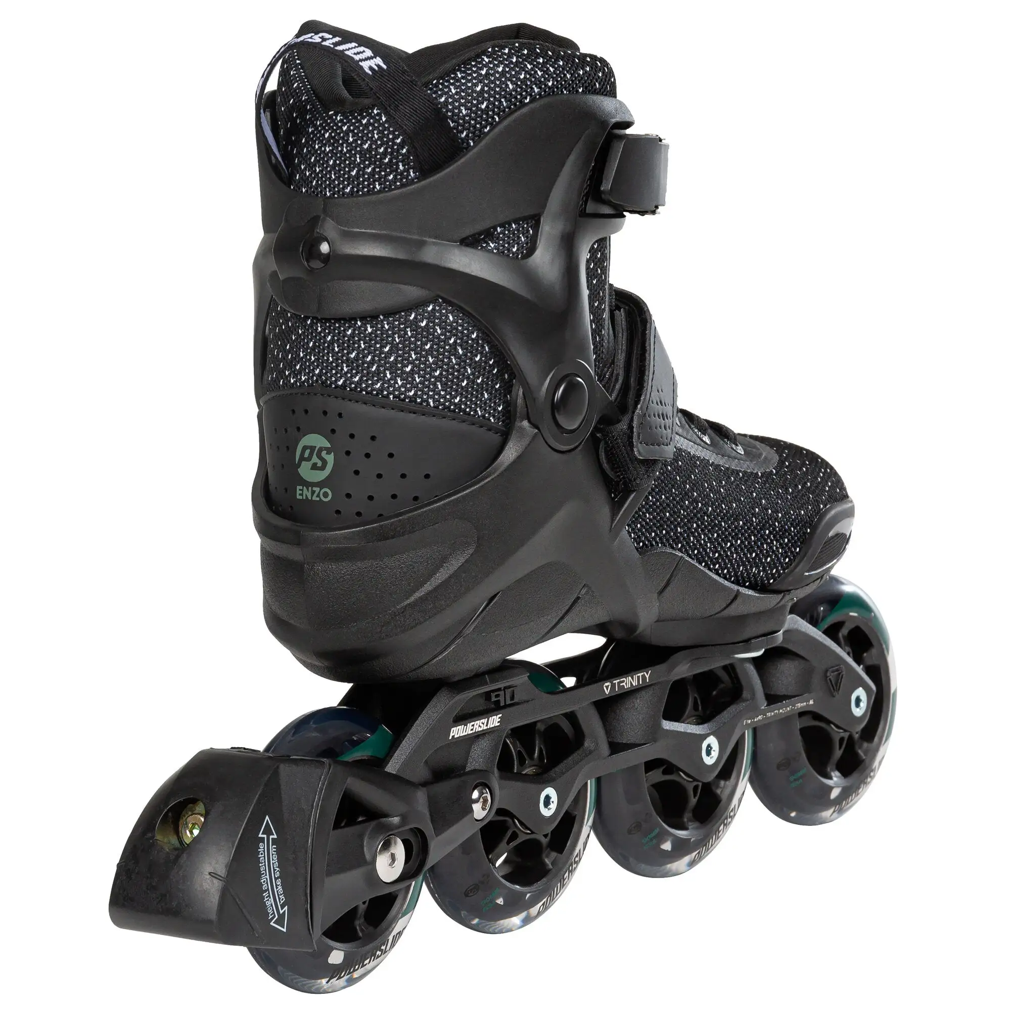 Powerslide Phuzion Enzo Inline Skates 90 Mm Black White 5 Powerslide Phuzion Enzo Inline Skates 90 Mm Black White - Afbeelding 3