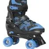 Roces Quaddy 3.0 Kids Rolschaatsen Zwart / Blauw -Skateboards Winkel quaddy 3 0 boy