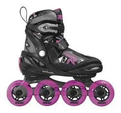 Roces Moody TIF Kids Inline Skates Black/pink