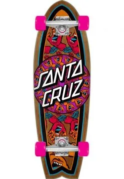 Santa Cruz Mandala Hand Shark Cruiser Skateboard 8.8