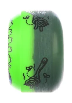 Santa Cruz 54mm Double Take Cafe Vomit Mini 95A Skateboardwielen Green -Skateboards Winkel santa cruz rollen double take cafe vomit mini 95a green closeup1 0135216