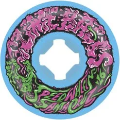 Santa Cruz 53mm Slime Balls Vomit 2 Mini 97A Skateboardwielen Light Pink Green