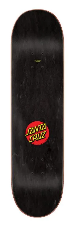 Santa Cruz Classic Dot 8.375" Skateboard Deck Brown -Skateboards Winkel sc classicdot 8375 top sc349